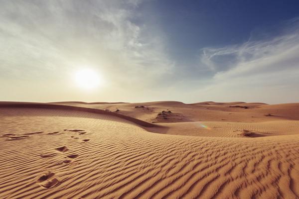 A photo of the Muscat Desert in Oman