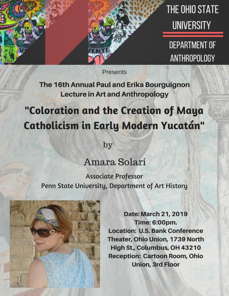 Lecture Announcement for 16th annual Bourguignon Lecture