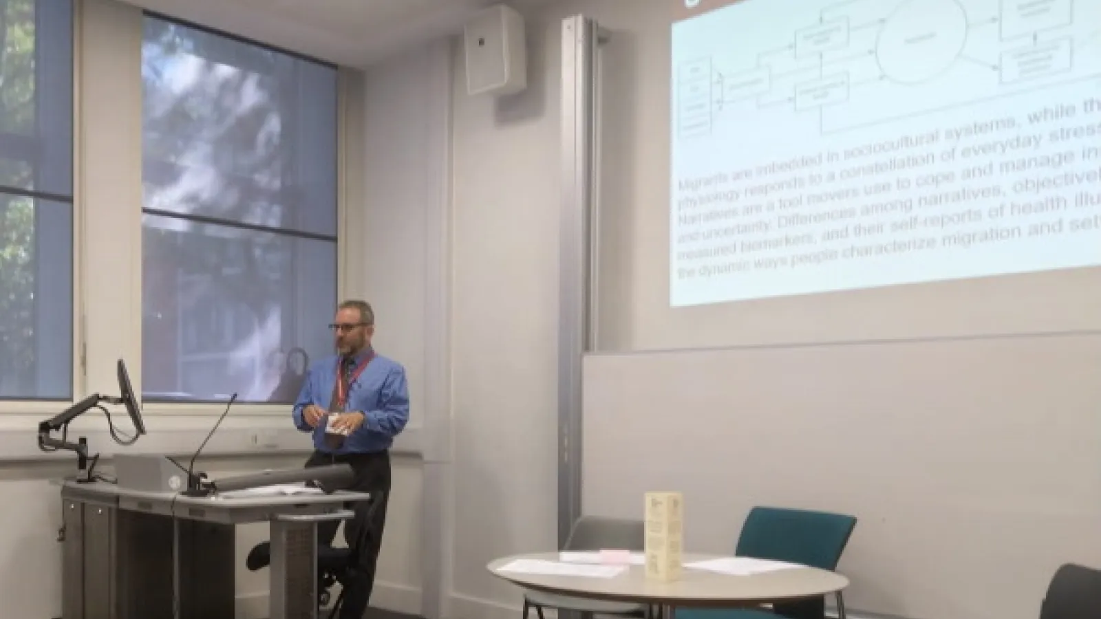 Dr. Cohen speaking at conference