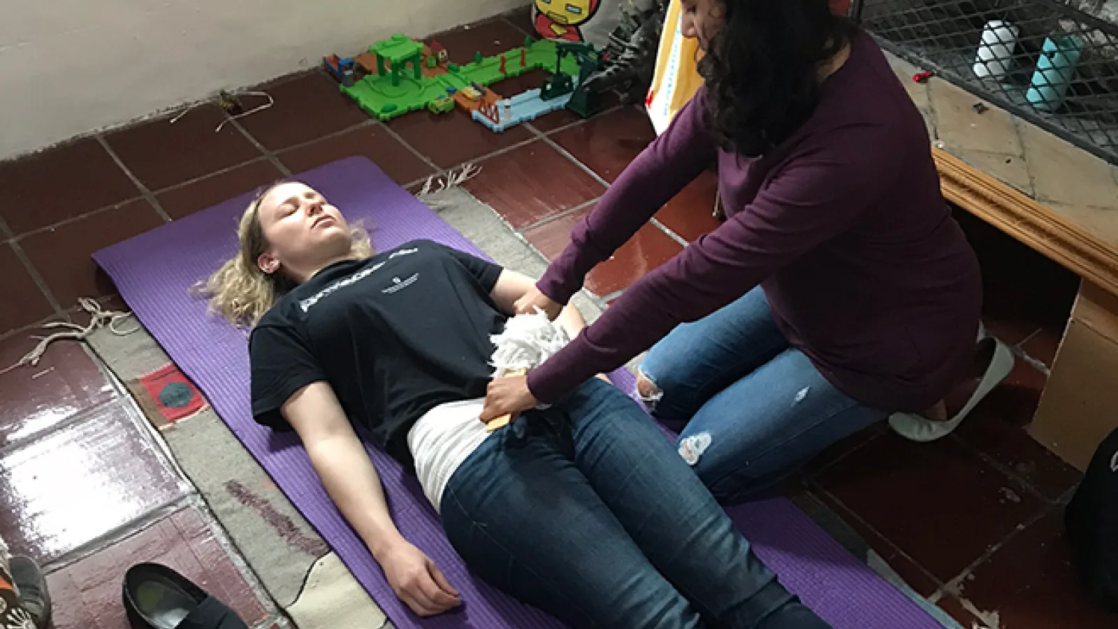 Emily Wolfe-Sherrie performs research on maternal mental wellbeing in Mexico.