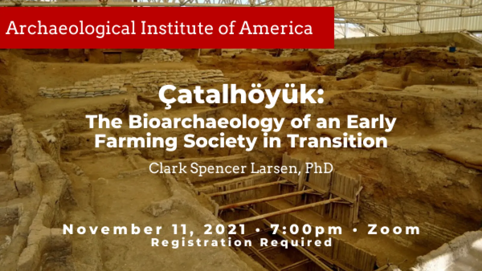 A graphic for Dr. Larsen's talk on November 11