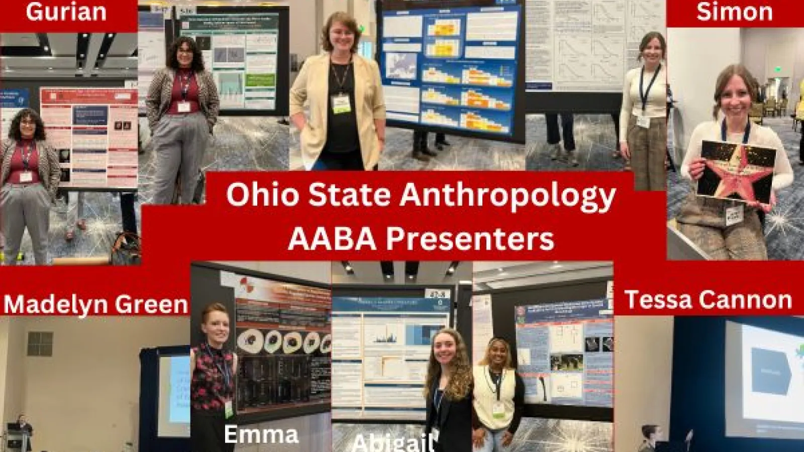 All AABA Presenters standing with their posters