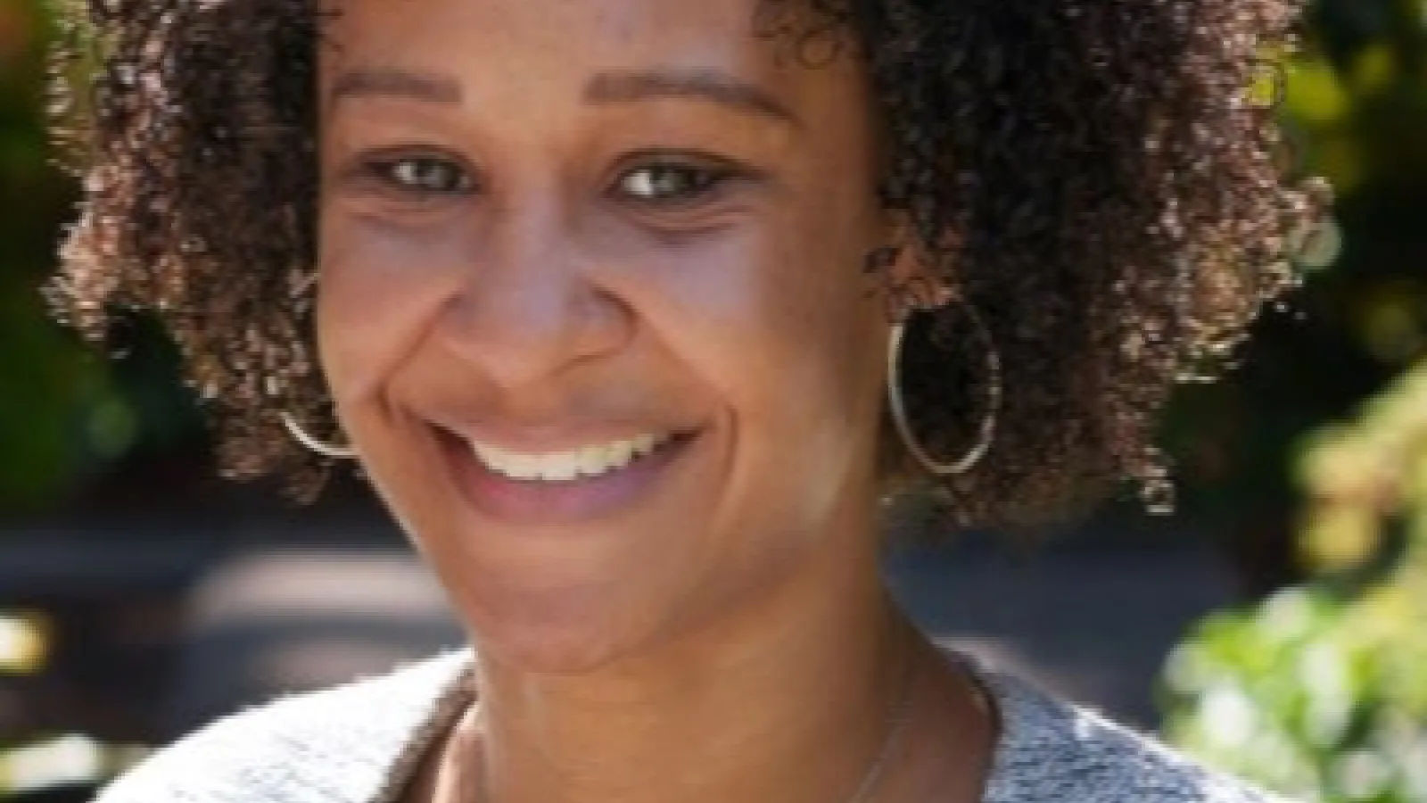 woman smiling at camera
