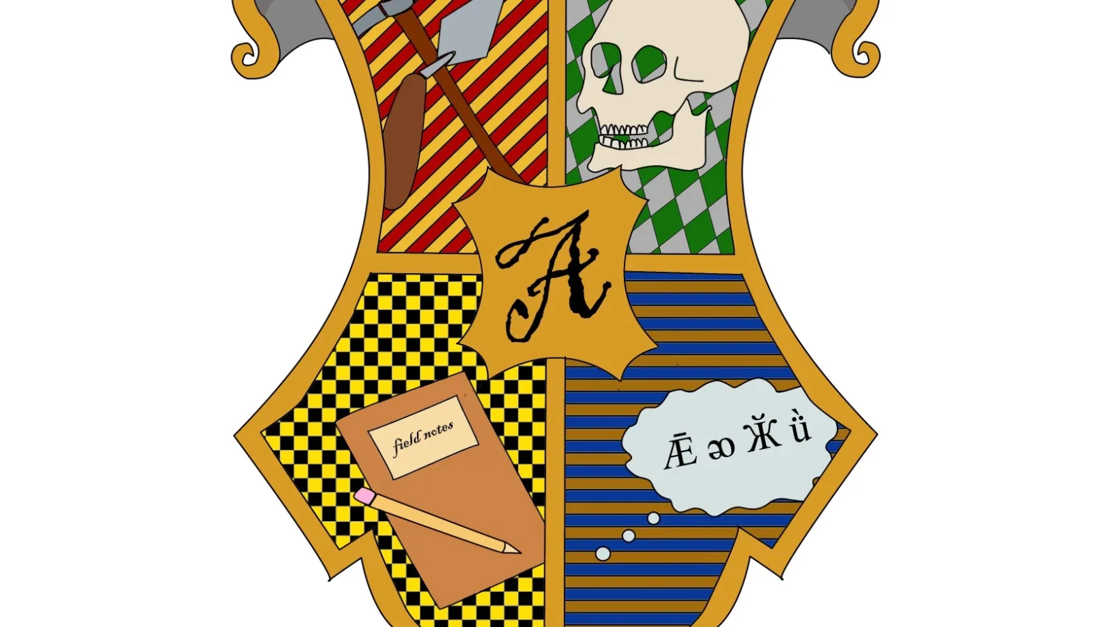 Hogwarts Anthropology Crest Image by Emma Lagan