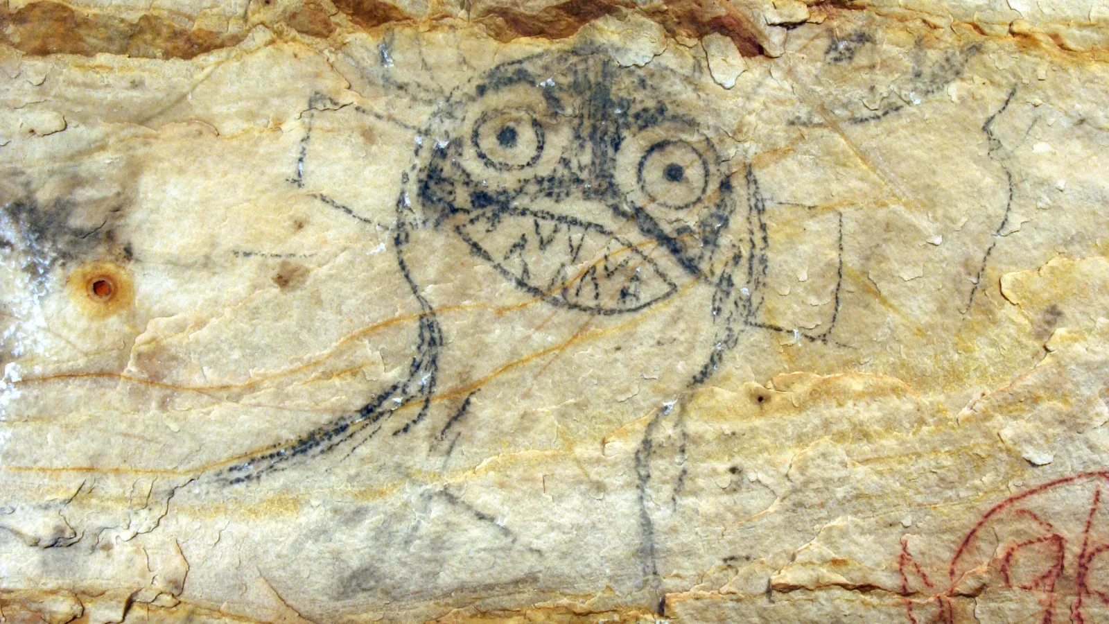 Cave drawing