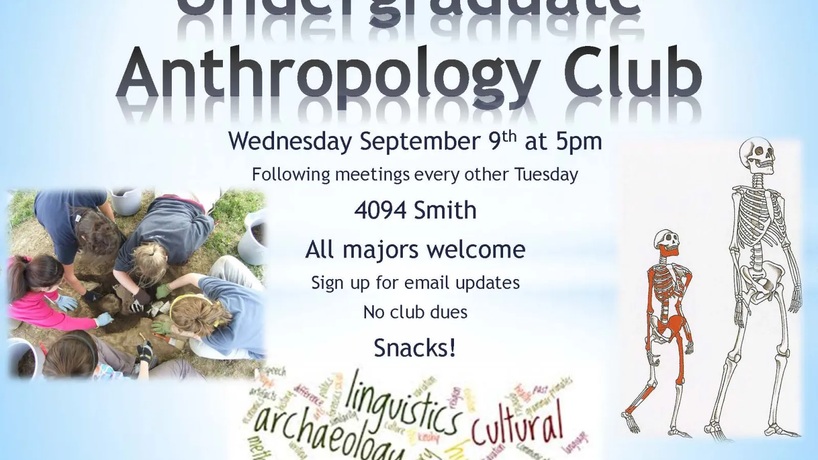 Undergrad Club flyer