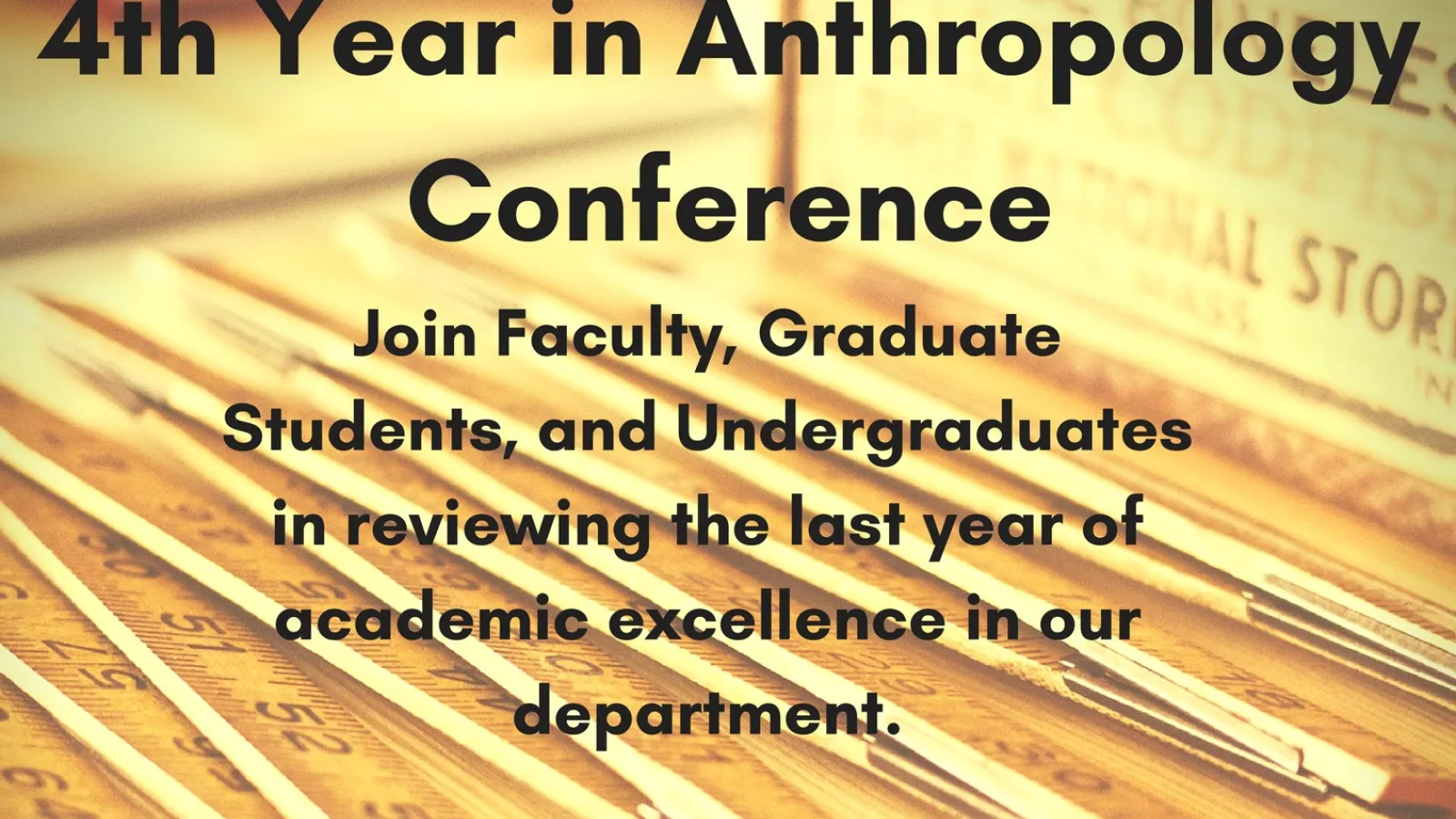 year in anthropology conference