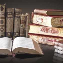Picture of law books on a table Picture of law books on a table