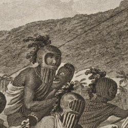 Engraving of ancient Hawaiians Engraving of ancient Hawaiians