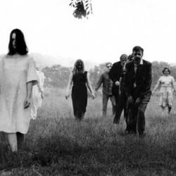 Zombie scene from the 1968 film, Night of the Living Dead Zombie scene from the 1968 film, Night of the Living Dead