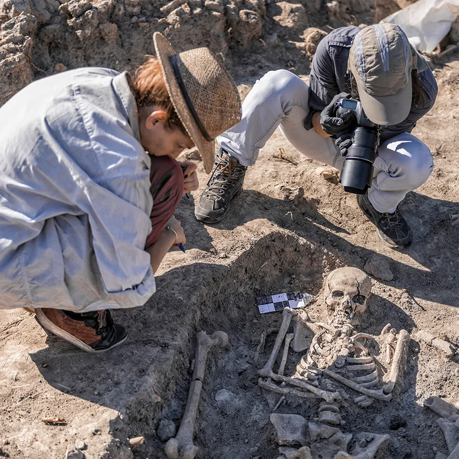 Anthropologists doing field work
