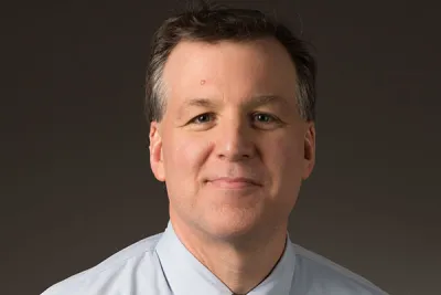 Smiling short haired man