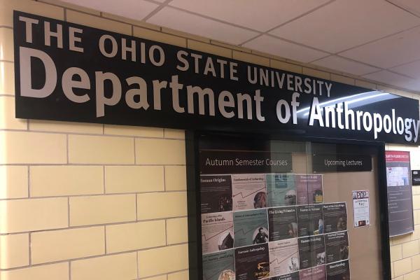 Anthropology department banner