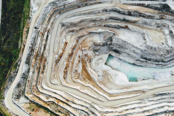A photo of a quarry.