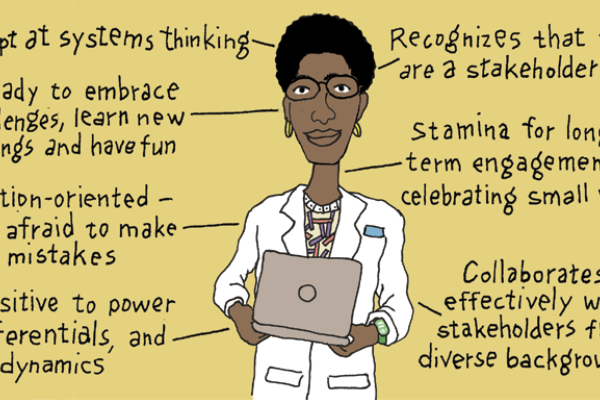 Illustration of a wicked scientist with their behavioral traits