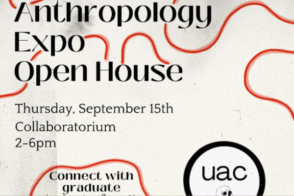 Graphic poster for UAC Open House