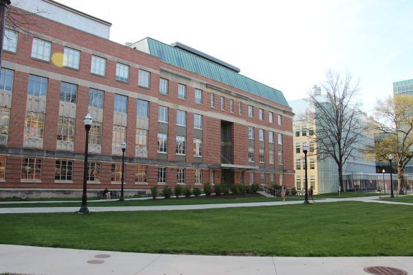 smith lab, a 5-story brick building which serves as the department home for OSU Anthropology