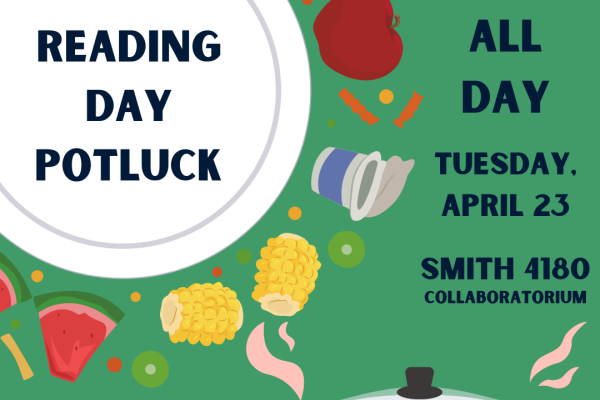 Reading Day Potluck Flyer