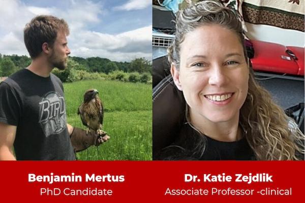 Benjamin Mertus (Left) Dr. Katie Zejdlik (Right)