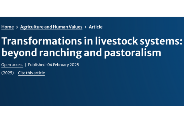 Screenshot from the Journal of Agriculture and Human Values website