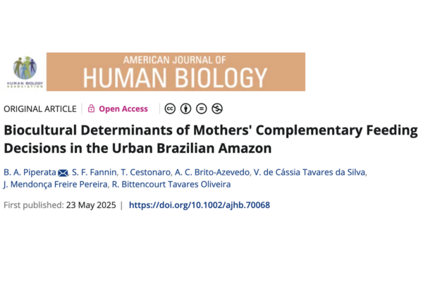 Title page of the article published in Human Biology