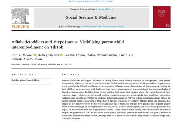 Abstract and title page of the article published in Social Science & Medicine