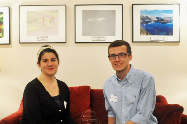 Abby Buffington (left) pictured with her mentee Drew Arbogast 